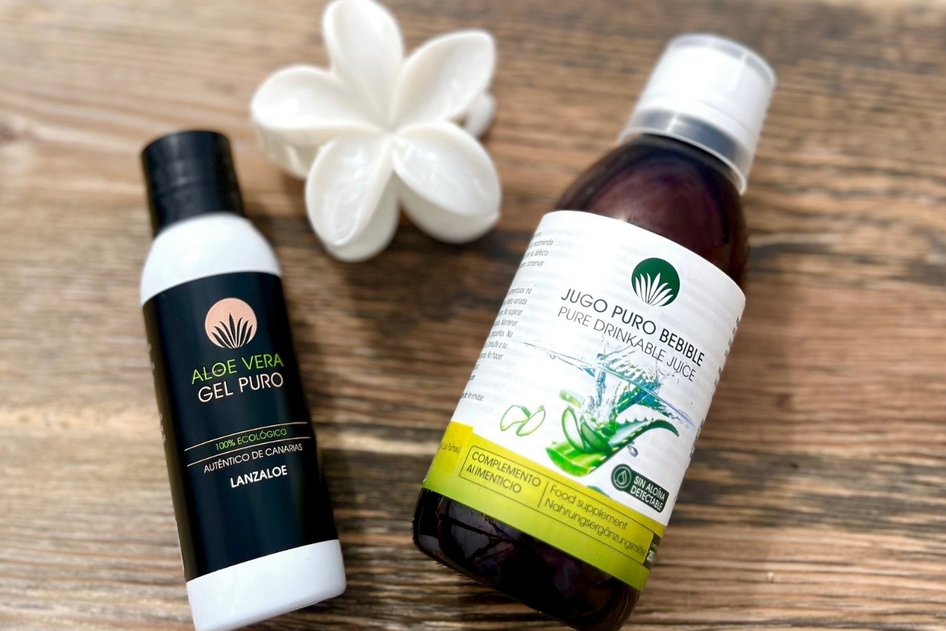 Czysty sok z aloesu Lanzaloe z Wysp Kanaryjskich bez zbędnych dodatków i barwników